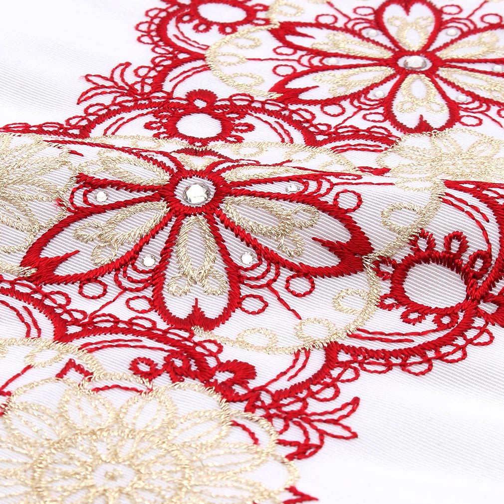 レース刺繍半襟