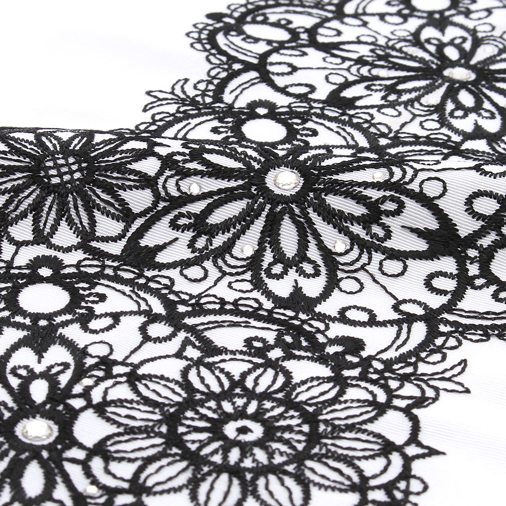 レース刺繍半襟