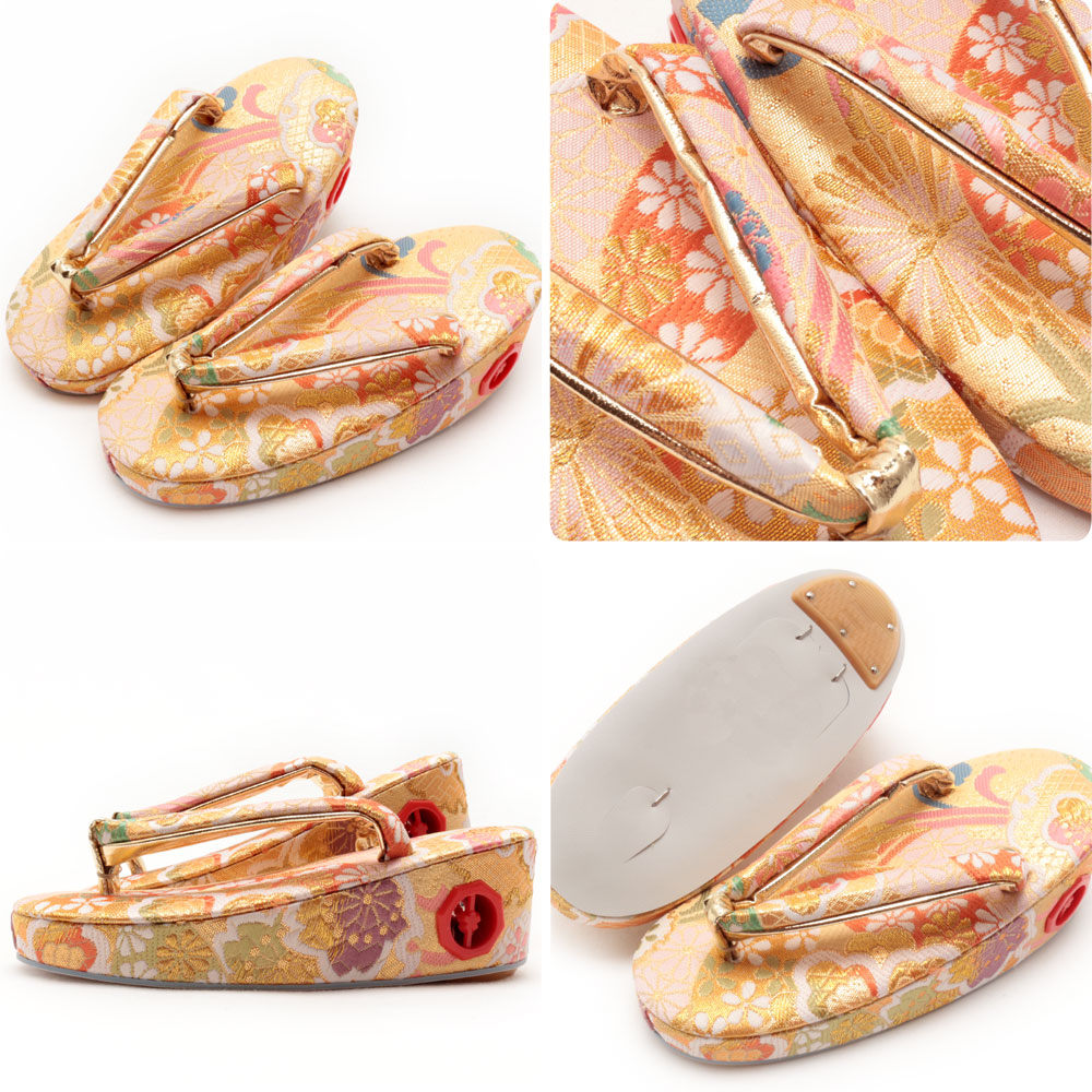 七五三 子供用 金襴草履 Ｓサイズ