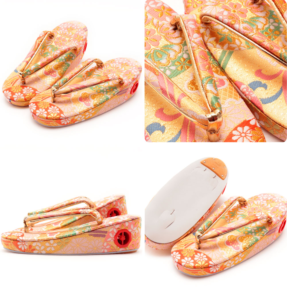 七五三 子供用 金襴草履 Ｍサイズ