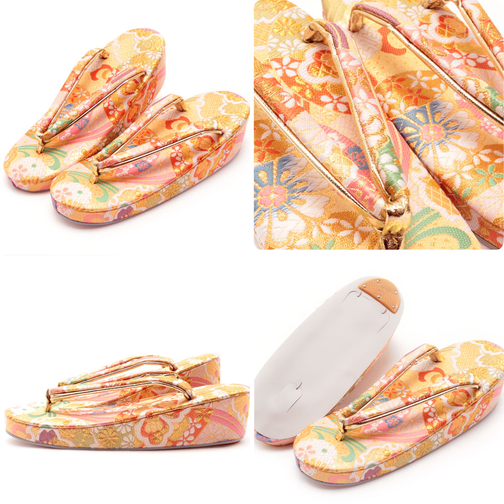 七五三 子供用 金襴草履 Ｌサイズ