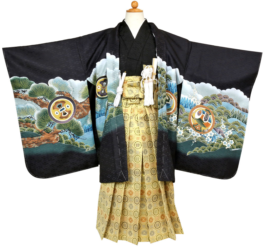 七五三のお祝いに必要な男の子用羽織袴セット