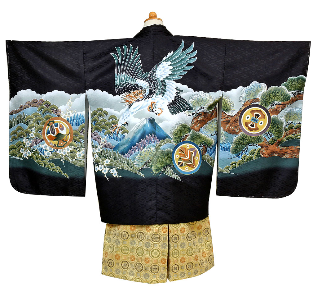 七五三のお祝いに必要な男の子用羽織袴セット