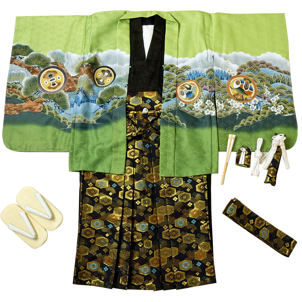 七五三のお祝いに必要な男の子用羽織袴セット