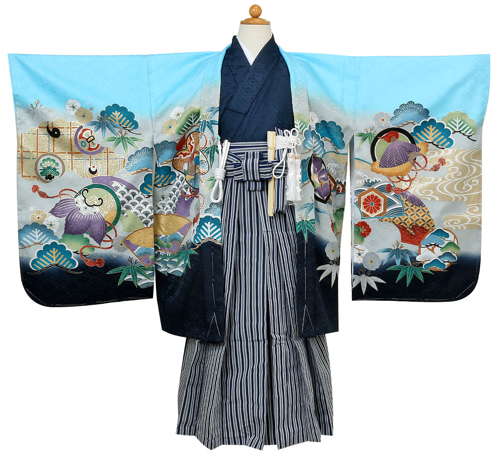 七五三のお祝いに必要な男の子用羽織袴セット