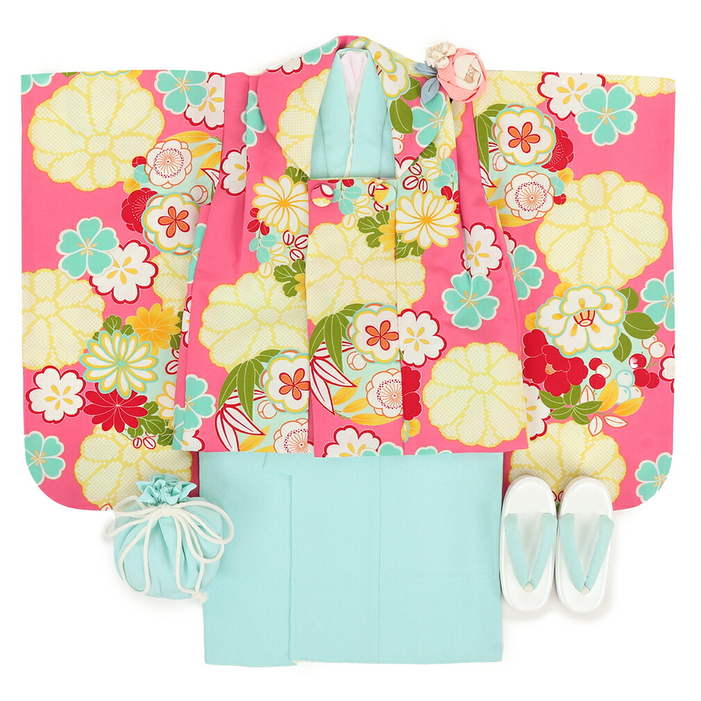 にこるん　3歳被布セット