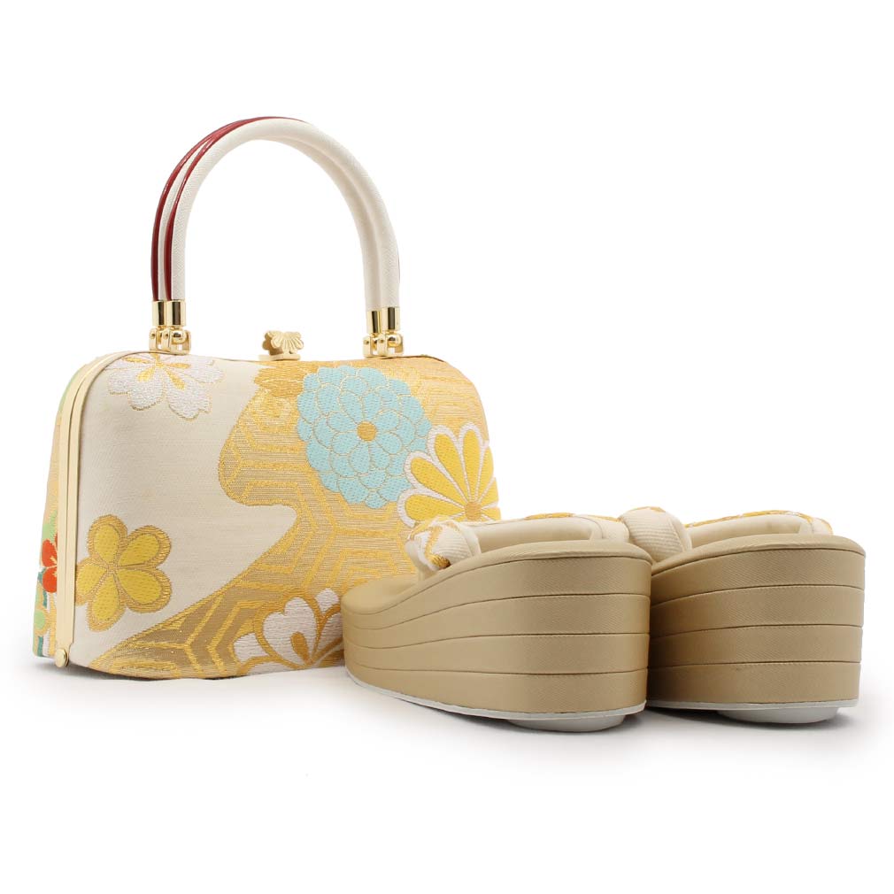 振袖用正絹帯地草履バッグ