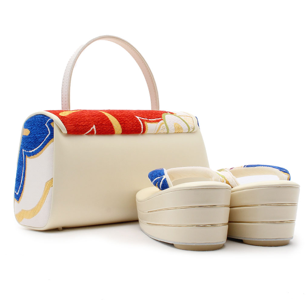 彩小径　振袖用　草履バッグセット