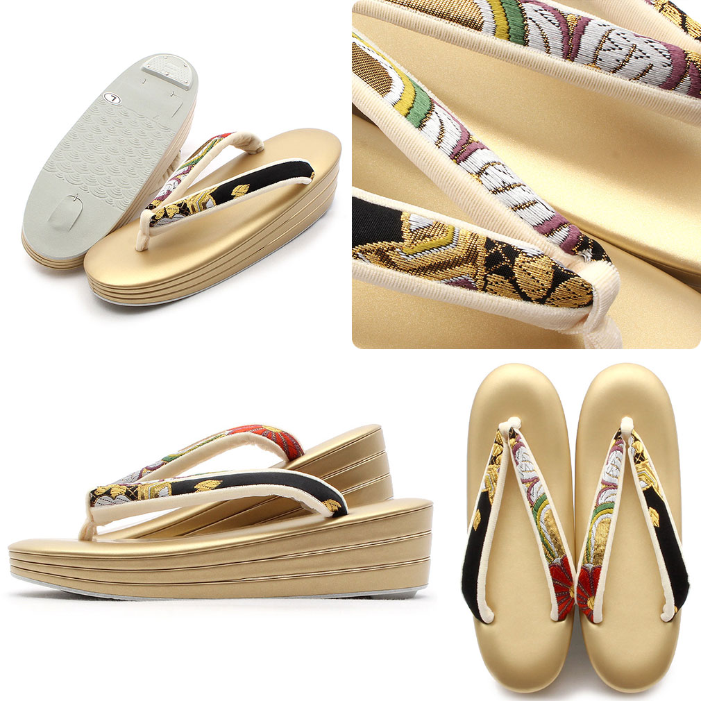 彩小径　振袖用　草履バッグセット