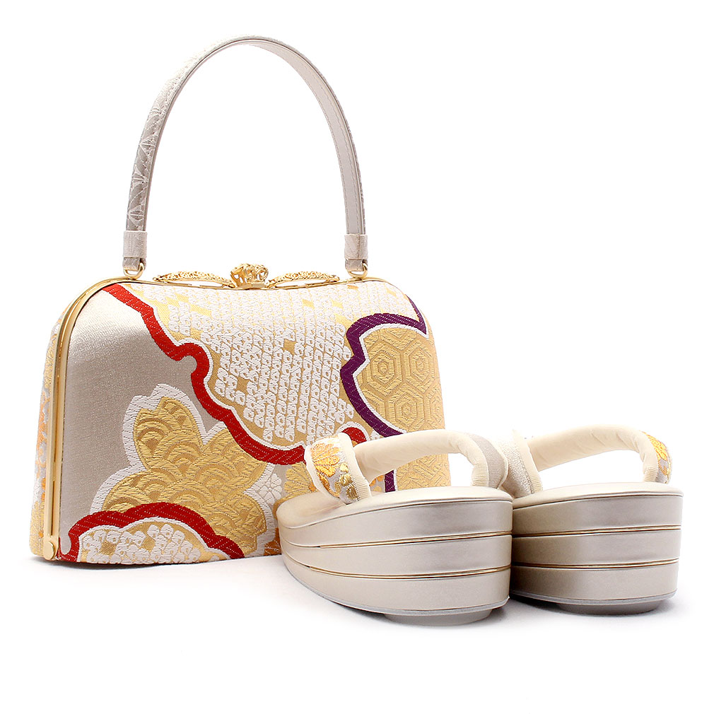 彩小径　振袖用　草履バッグセット