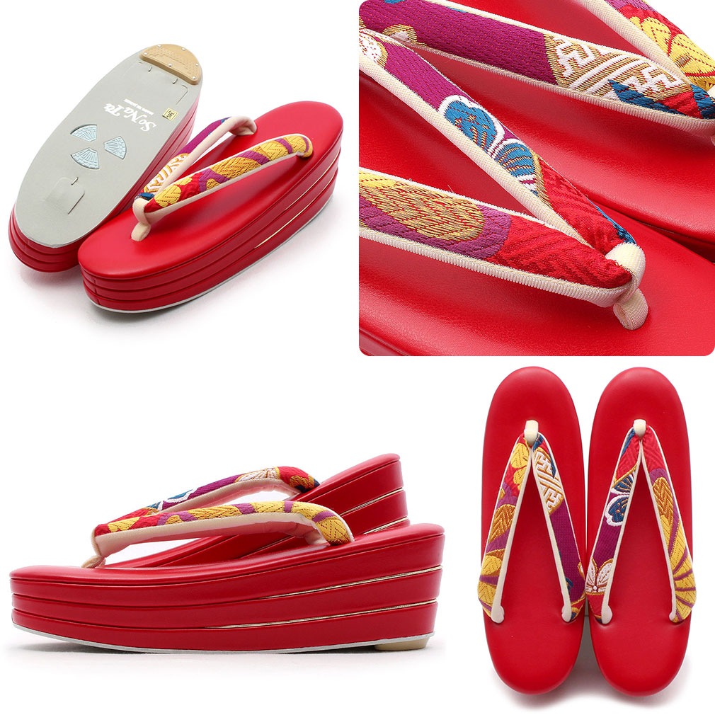 彩小径　振袖用　草履バッグセット