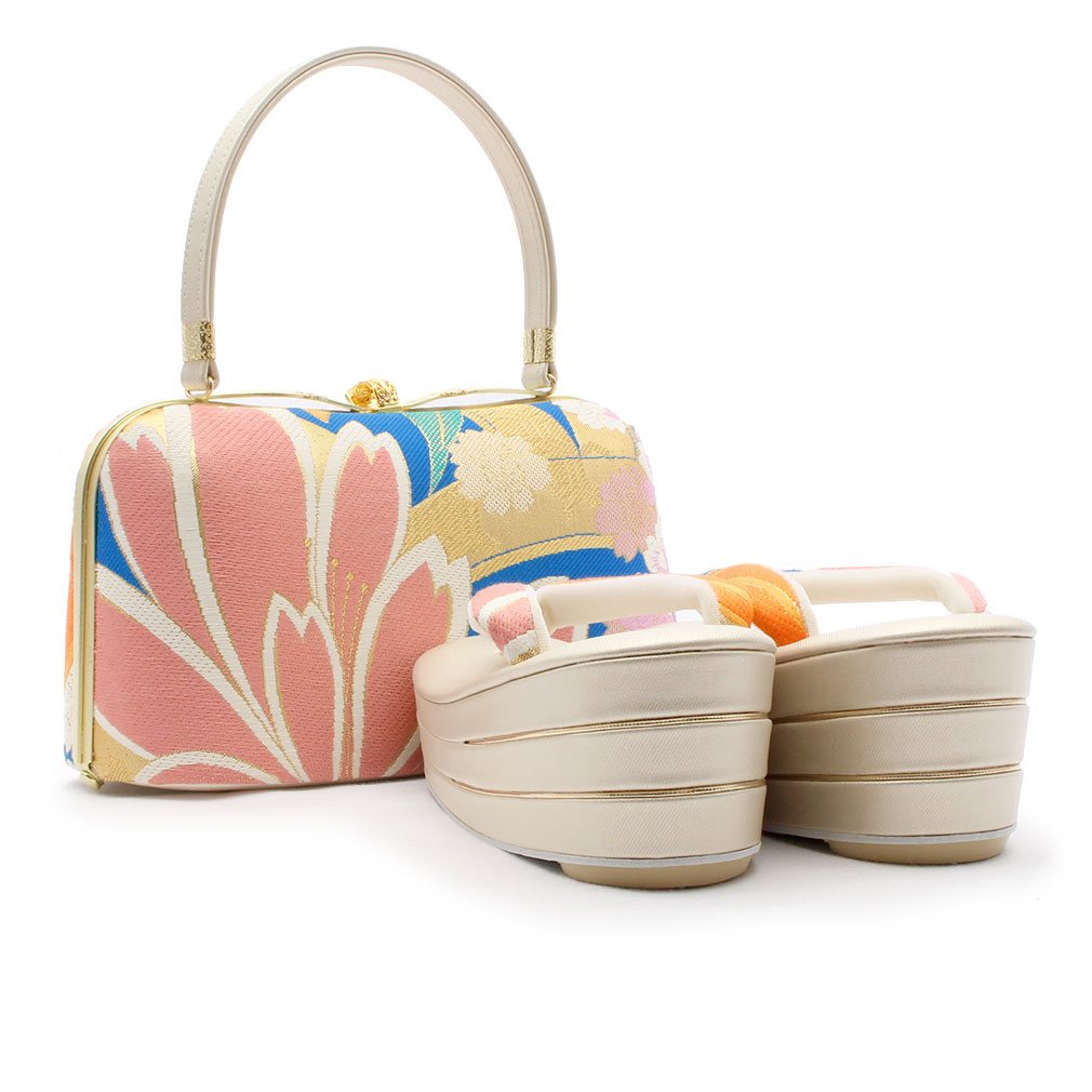 彩小径　振袖用　草履バッグセット