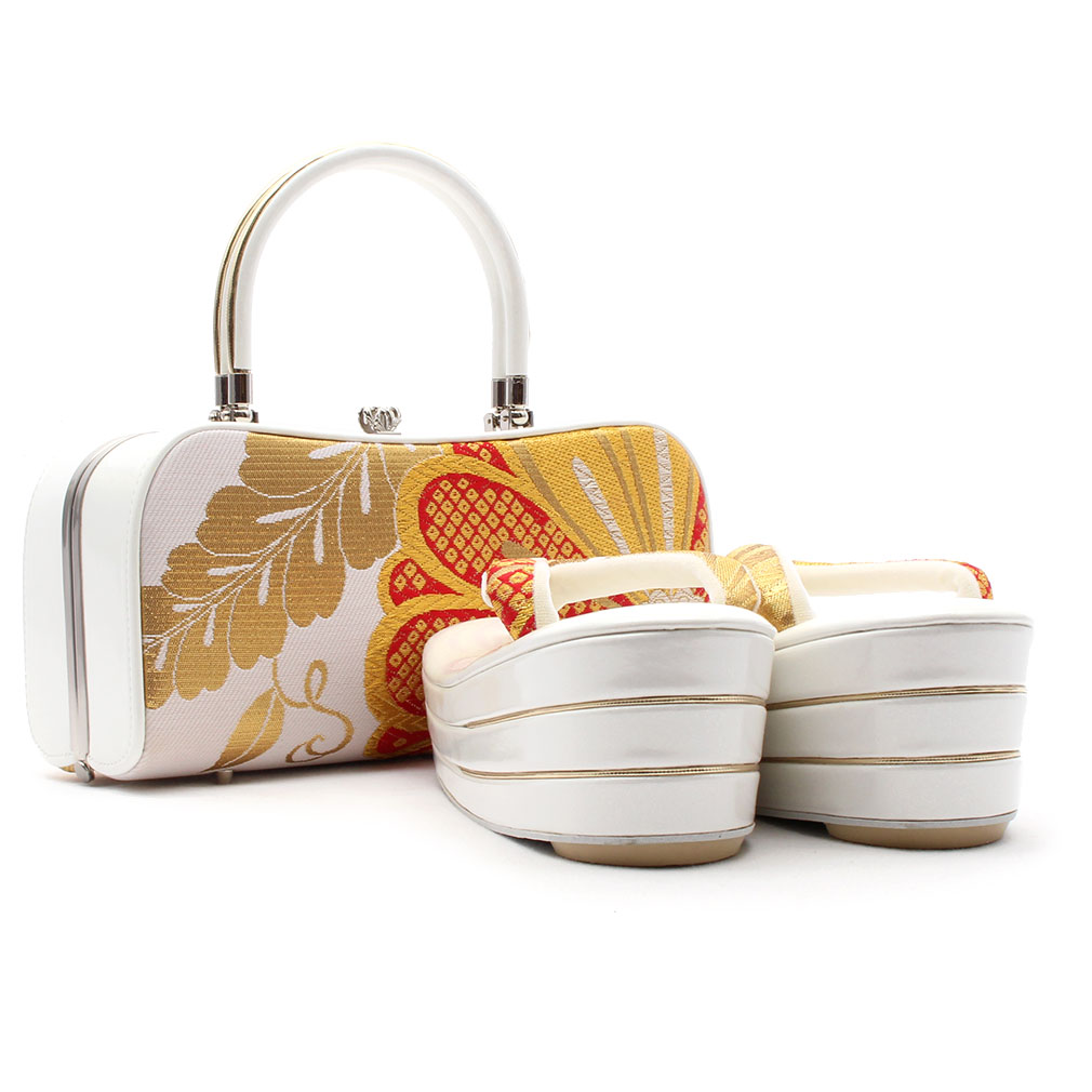 彩小径　振袖用　草履バッグセット