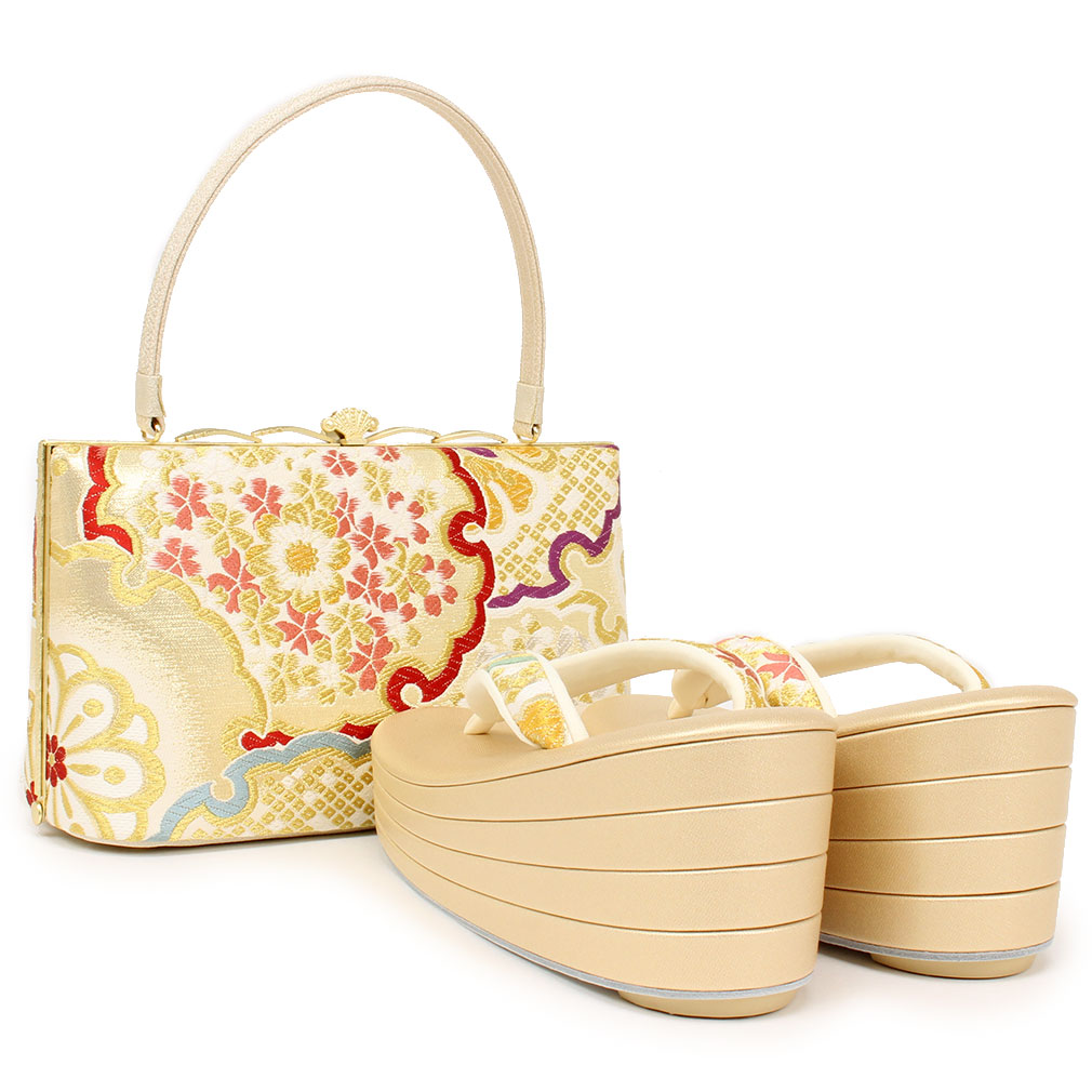 白梅謹製　振袖用草履バッグ