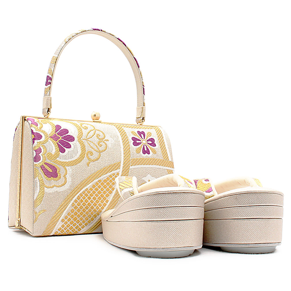 紗織　振袖用草履バッグセット