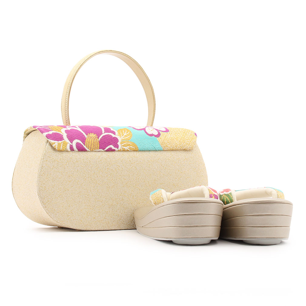 振袖用正絹帯地草履バッグ