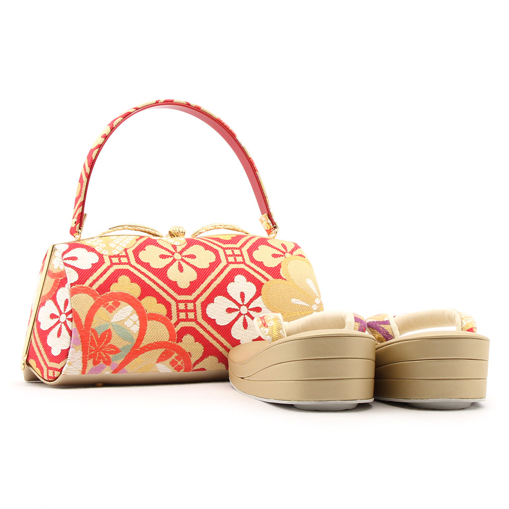 振袖用正絹帯地草履バッグ