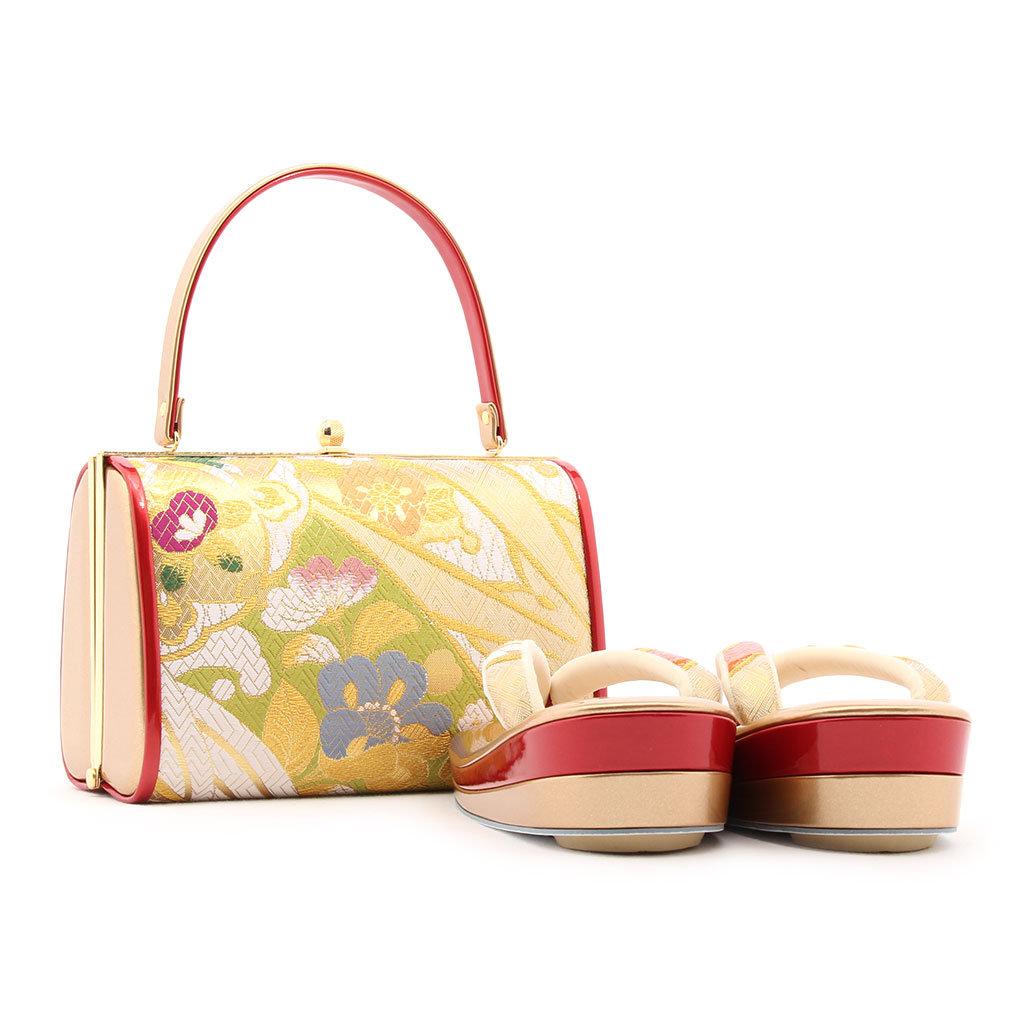 振袖用正絹帯地草履バッグ