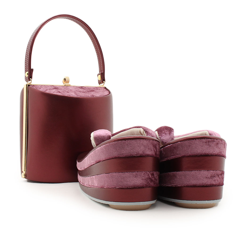 成人式 振袖 草履 バッグ 草履バッグセット 草履 セット フリーサイズ Lサイズ 日本製 彩小径 正絹帯地