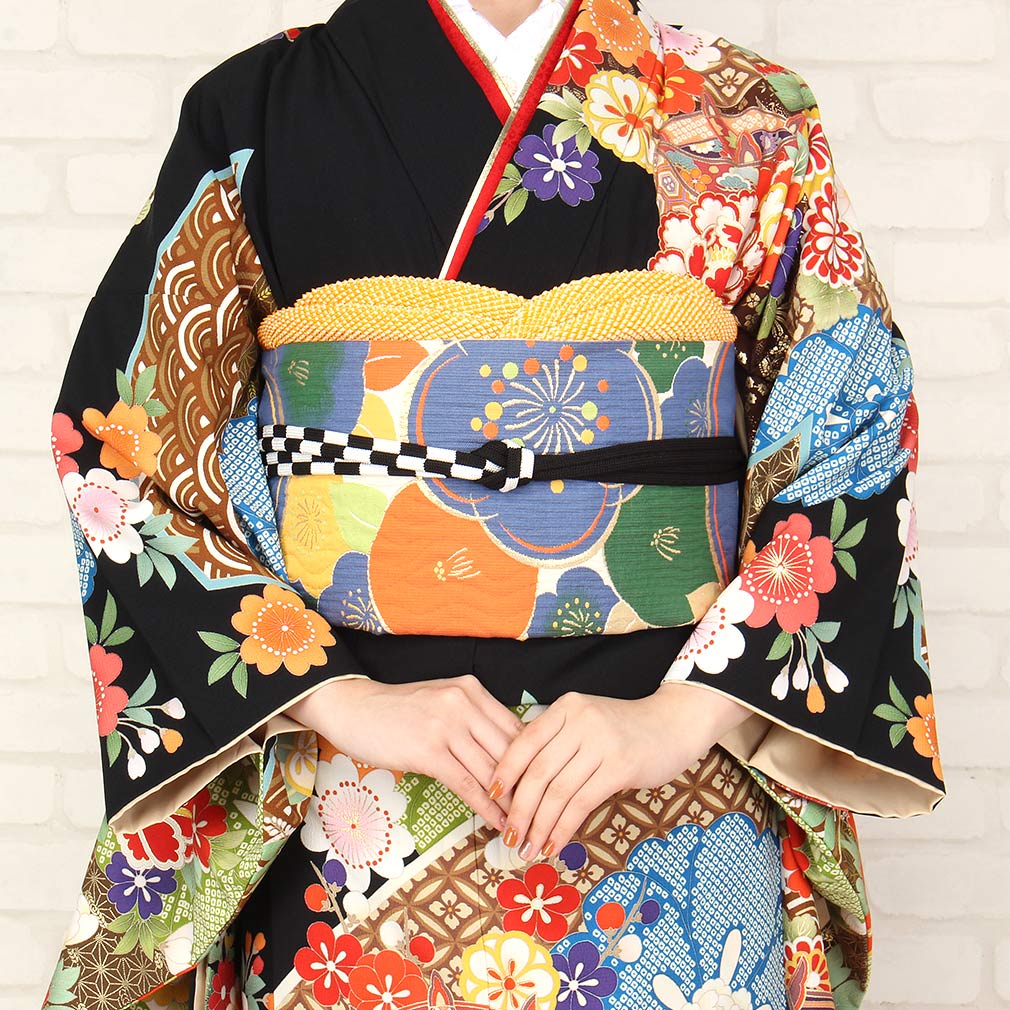 帯揚げ 振袖 成人式 絞り帯揚げ