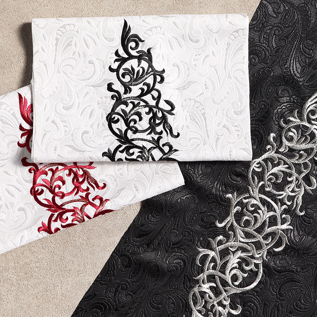  帯揚げ 振袖 成人式 刺繍 ポリエステル