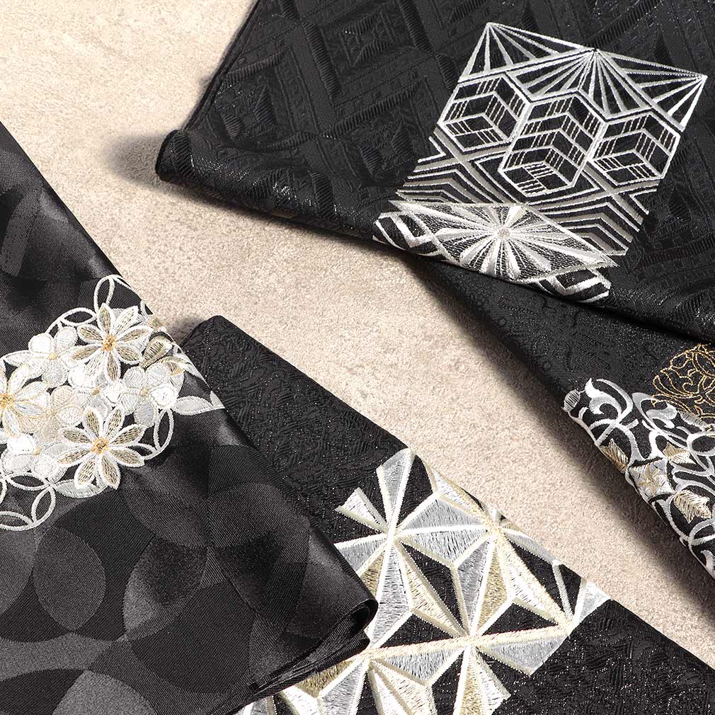  帯揚げ 振袖 成人式 刺繍 ポリエステル