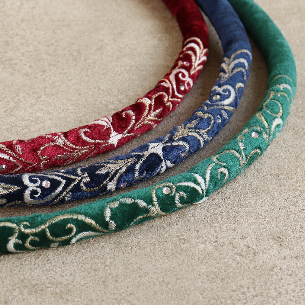 ラインストーン ダマスク アラベスク 振袖用 帯〆 日本製