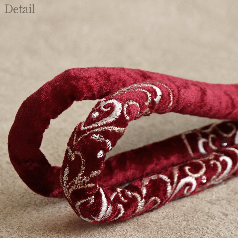 ラインストーン ダマスク アラベスク 振袖用 帯〆 日本製