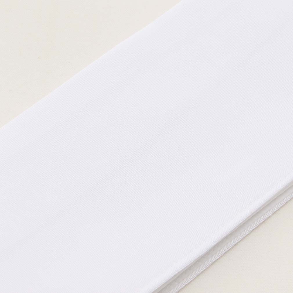 き楽っく 替え衿 白 塩瀬