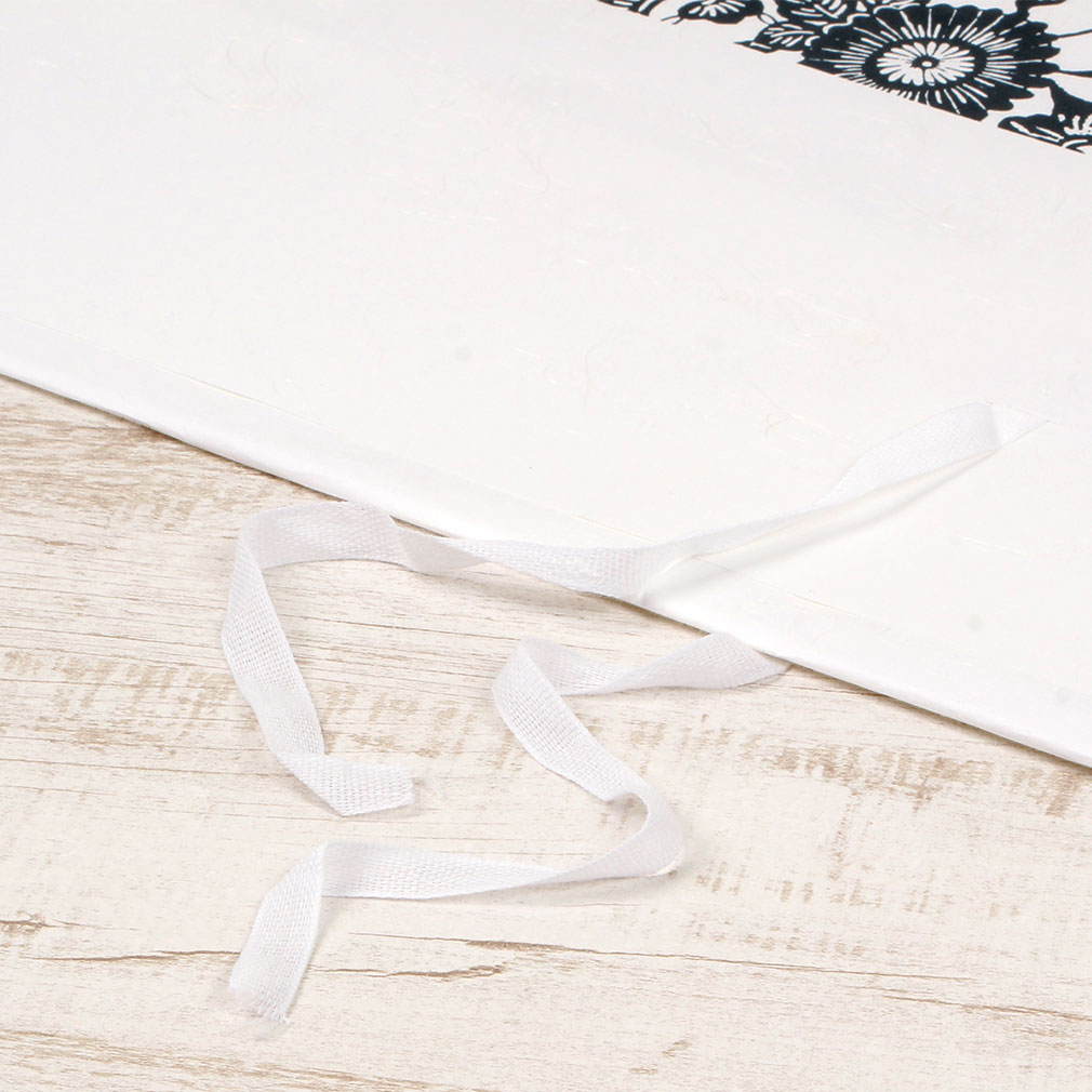 たとう紙 帯 文庫 和紙 大 着物用 白 唐花 日本製 たとうし たとうがみ 畳紙 畳み紙 帖紙 多当紙 キモノ文庫