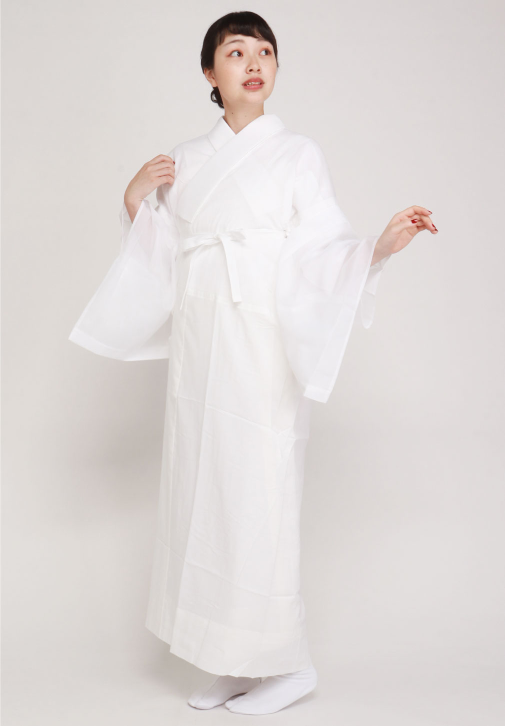 長襦袢 洗える 衿秀 き楽っく きらっく 肌襦袢 じゅばん 襦袢 うそつき うそつき長襦袢 ローズカラー 襟の衿秀 えりひで きものすなお すなお