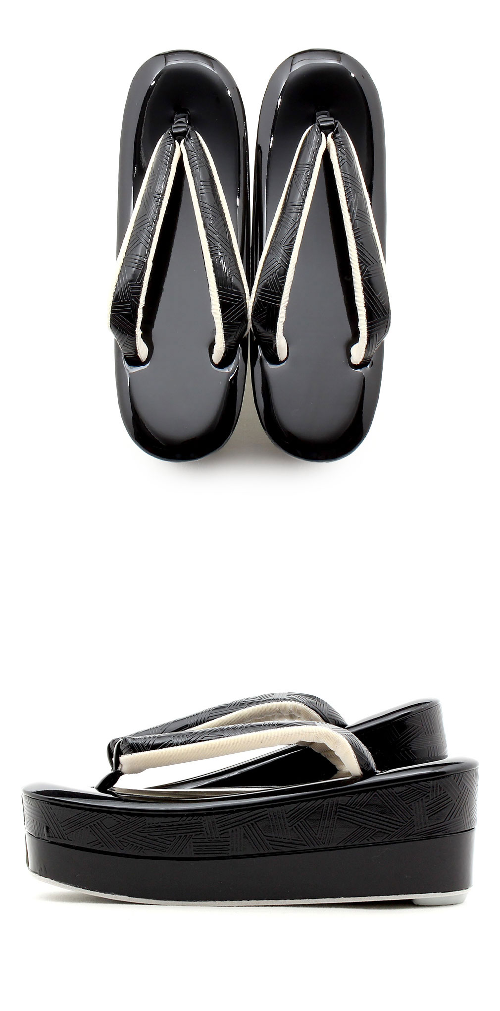 草履 成人式 振袖用 Mサイズ Lサイズ エナメル 金 銀 黒 白 幾何学 紗織謹製 厚底 日本製 モダン なだらか おしゃれ 袴