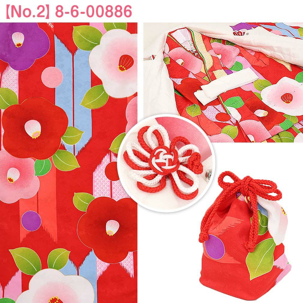 七五三》 被布10点セット 女の子用 花ひめ ＜全6タイプ＞ 3歳