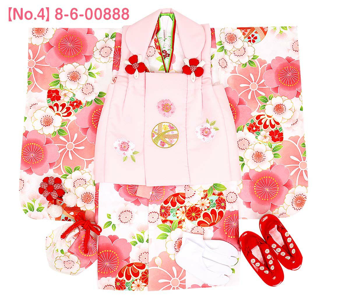 七五三》 被布10点セット 女の子用 花ひめ ＜全6タイプ＞ 3歳