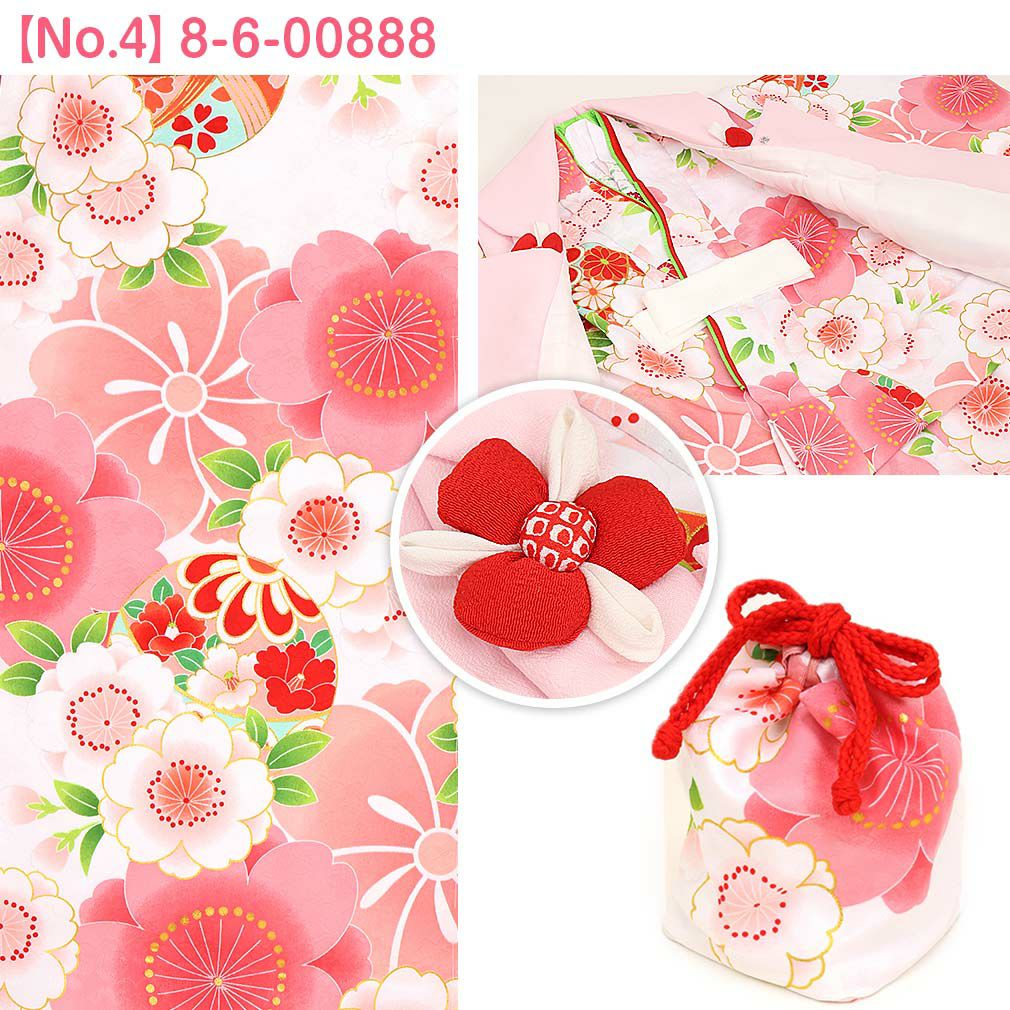 七五三》 被布10点セット 女の子用 花ひめ ＜全6タイプ＞ 3歳
