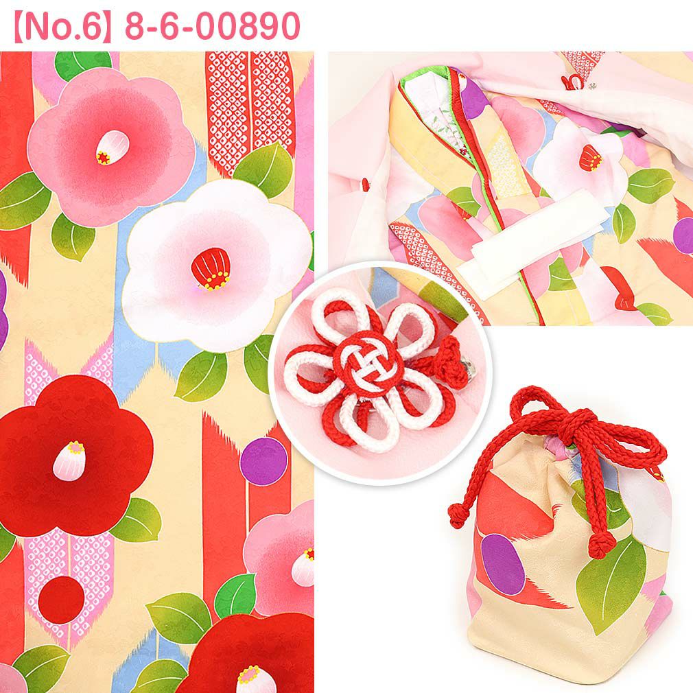 七五三》 被布10点セット 女の子用 花ひめ ＜全6タイプ＞ 3歳