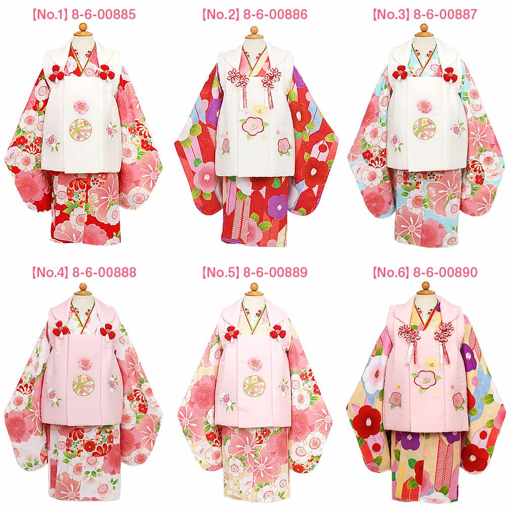 七五三》 被布10点セット 女の子用 花ひめ ＜全6タイプ＞ 3歳