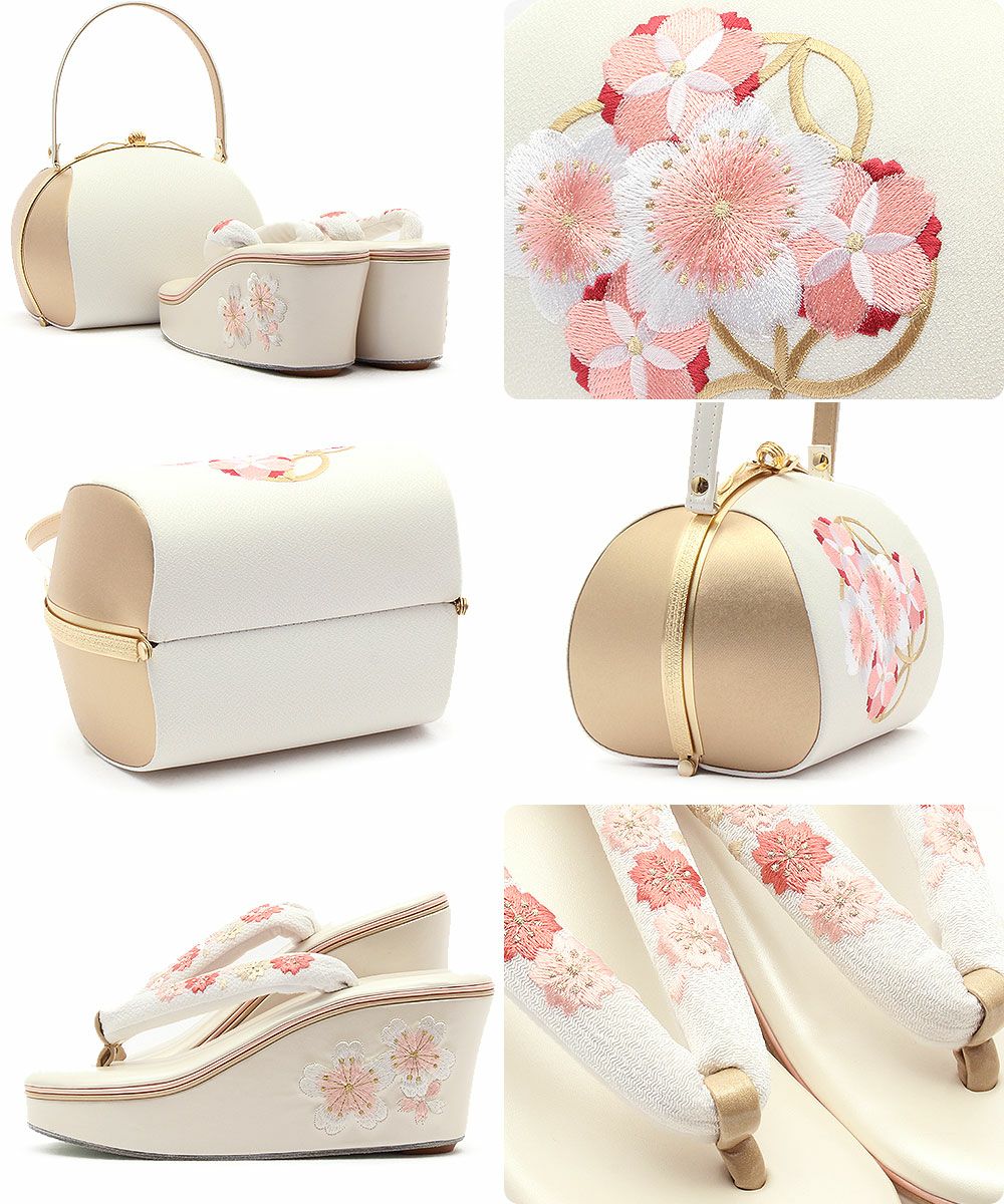 成人式用 草履 バッグセット 桜 若草　25cm 楽天市場】【お買い物マラソン 10%OFFクーポン配布中!】成人式 草履