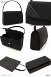 ＜フォーマル３点セット＞喪服用一本手バッグ