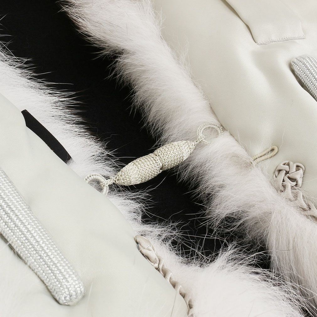 振袖用 ブルーフォックス ファーショール グレー ＜SAGA FURS BLUE FOX