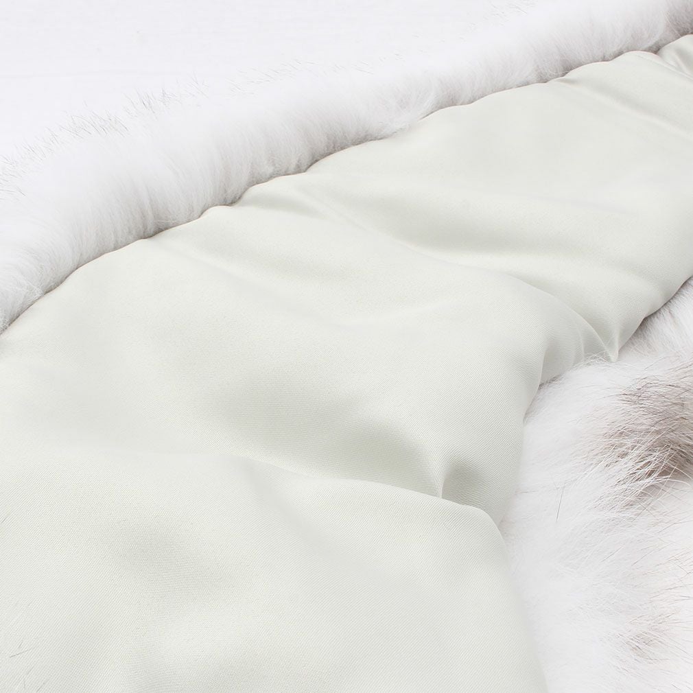 振袖用 ブルーフォックス ファーショール グレー ＜SAGA FURS BLUE FOX