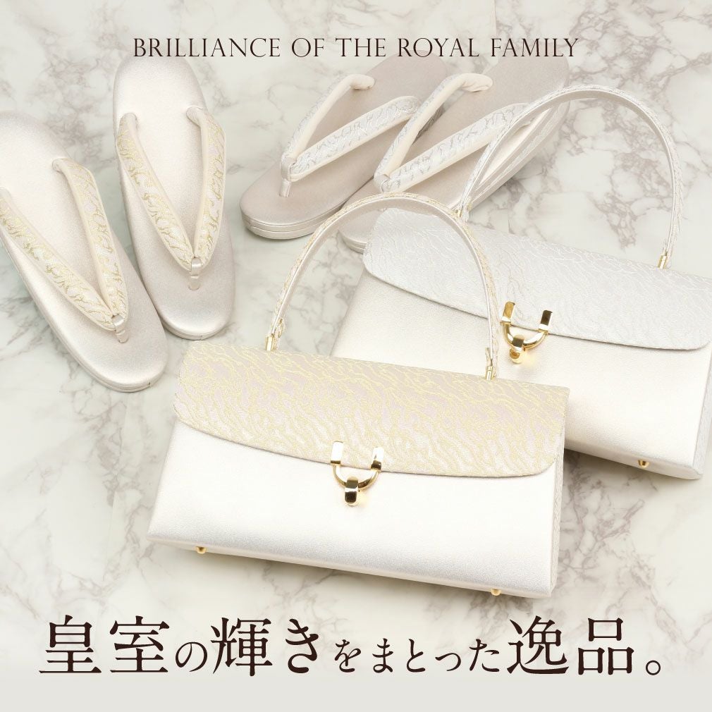草履バッグセット 留袖用 訪問着用 ＜ローブデコルテ＞ Sサイズ M