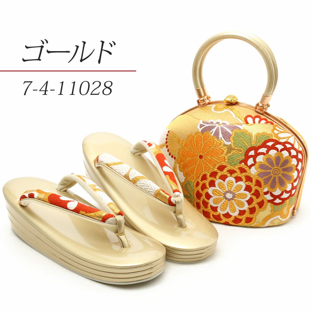 草履バッグセット 成人式 振袖用 ＜世美庵＞ Sサイズ Mサイズ Lサイズ