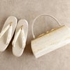 草履バッグセット留袖用訪問着用華三彩KissteオリジナルSMLLLサイズゴールドシャンパンゴールドシルバー雲取り霞織り生地2枚芯日本製小さいサイズ大きいサイズ優花緒痛くない黒留袖色留袖礼装用フォーマル結婚式ぞうり草履草履バック着物