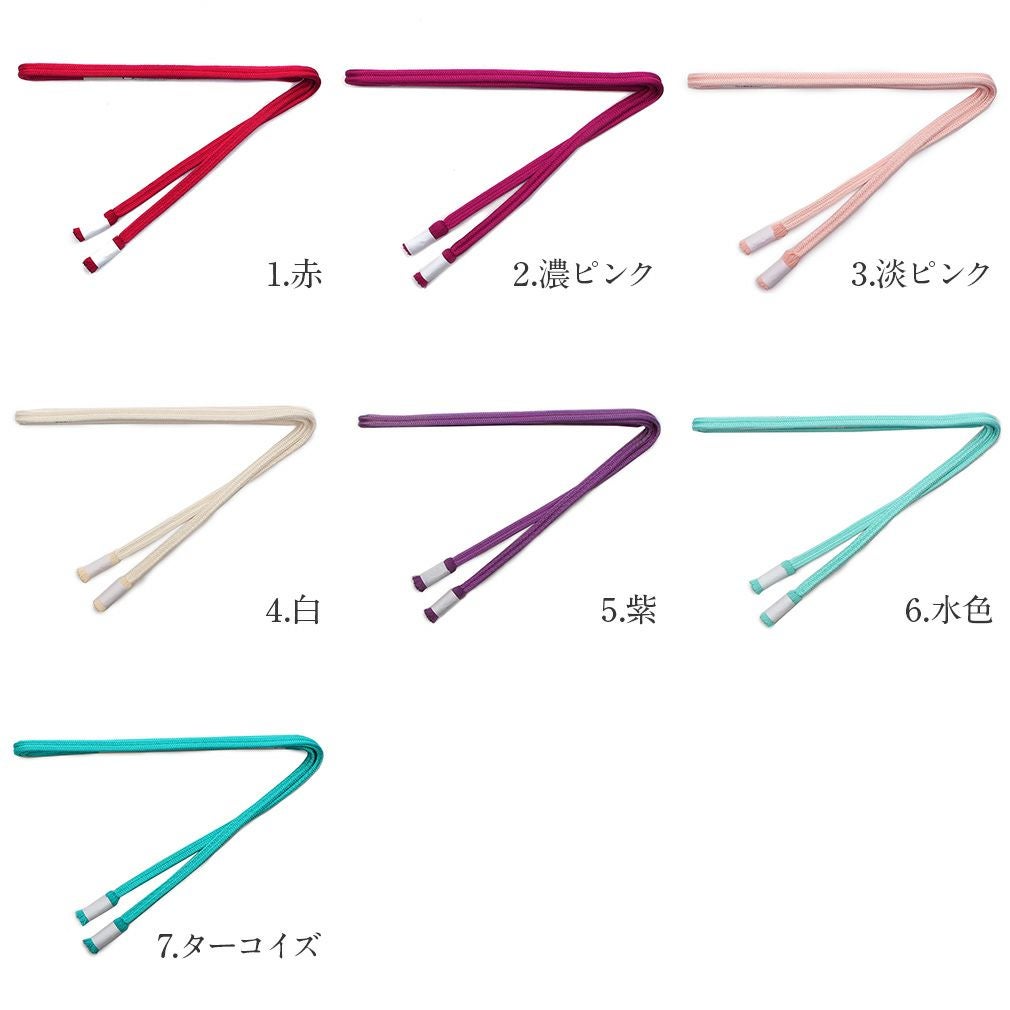 帯締め 平組 絹100% 青みピンク×白 ラベンダー 京都 翠嵐工房 撚り房 帯〆 正絹 Mサイズ フォーマル 和装小物 レディース 日本製 長さ162cm 新品 帯締め 平組 絹100% 青みピンク×白 ラベンダー 京都 翠嵐工房 撚り房