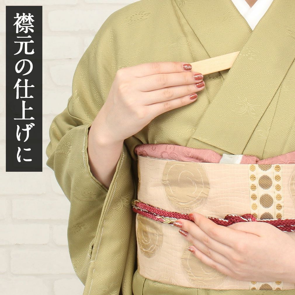 木製 着付けヘラ ＜tenitol＞ 日本製 ＜大小2本組＞ ナチュラル