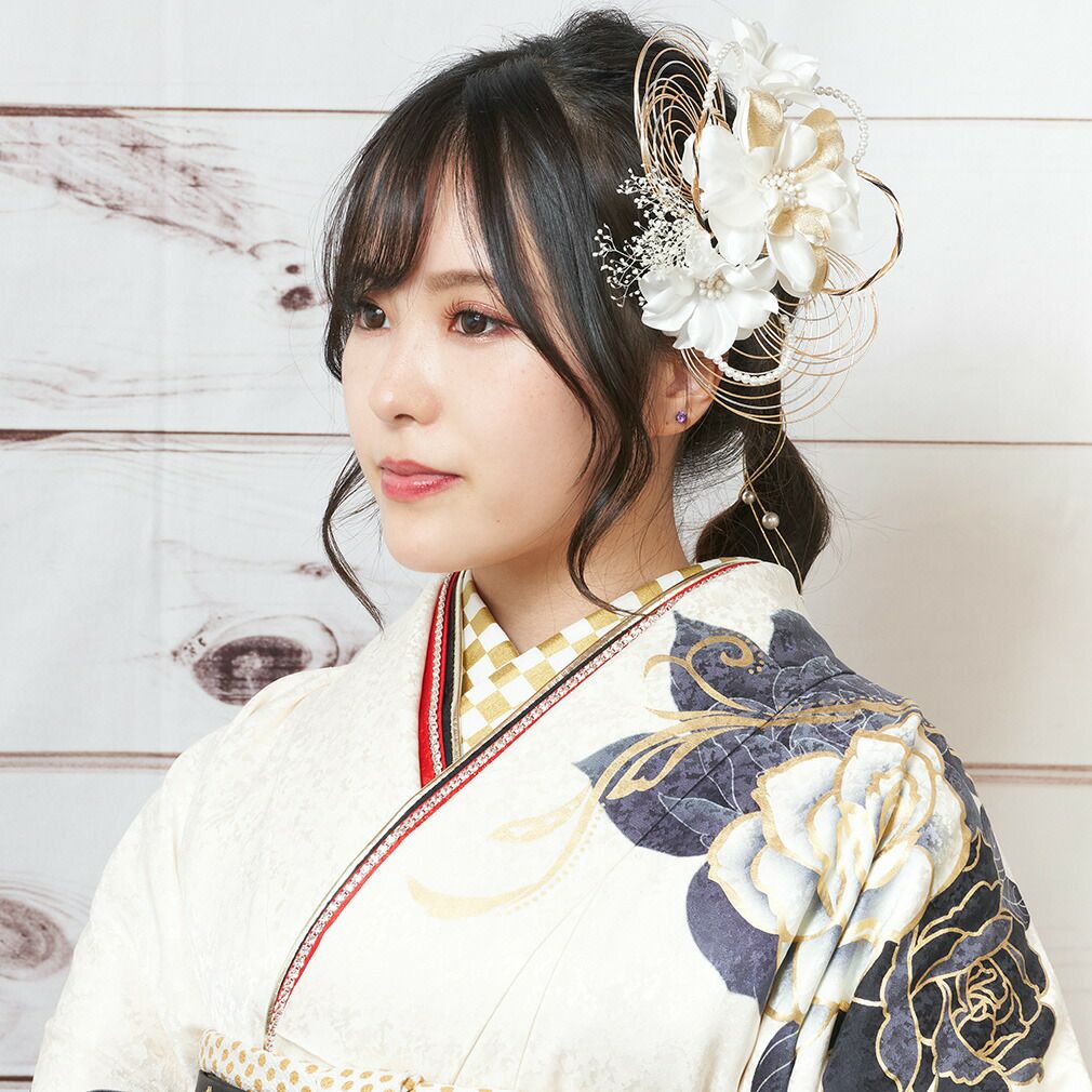 髪飾り 2点セット 成人式 振袖 袴 ヘアアクセ 水引