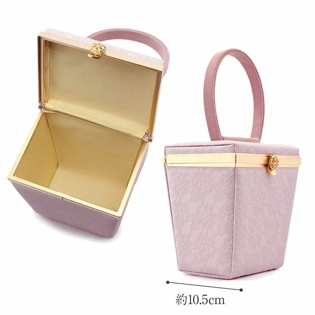 淡いピンクのレース和装綾草履バッグセット　成人式　振袖　小物 Kisste（キステ） 草履バッグセット 成人式 振袖 彩小径 L フリー SALE