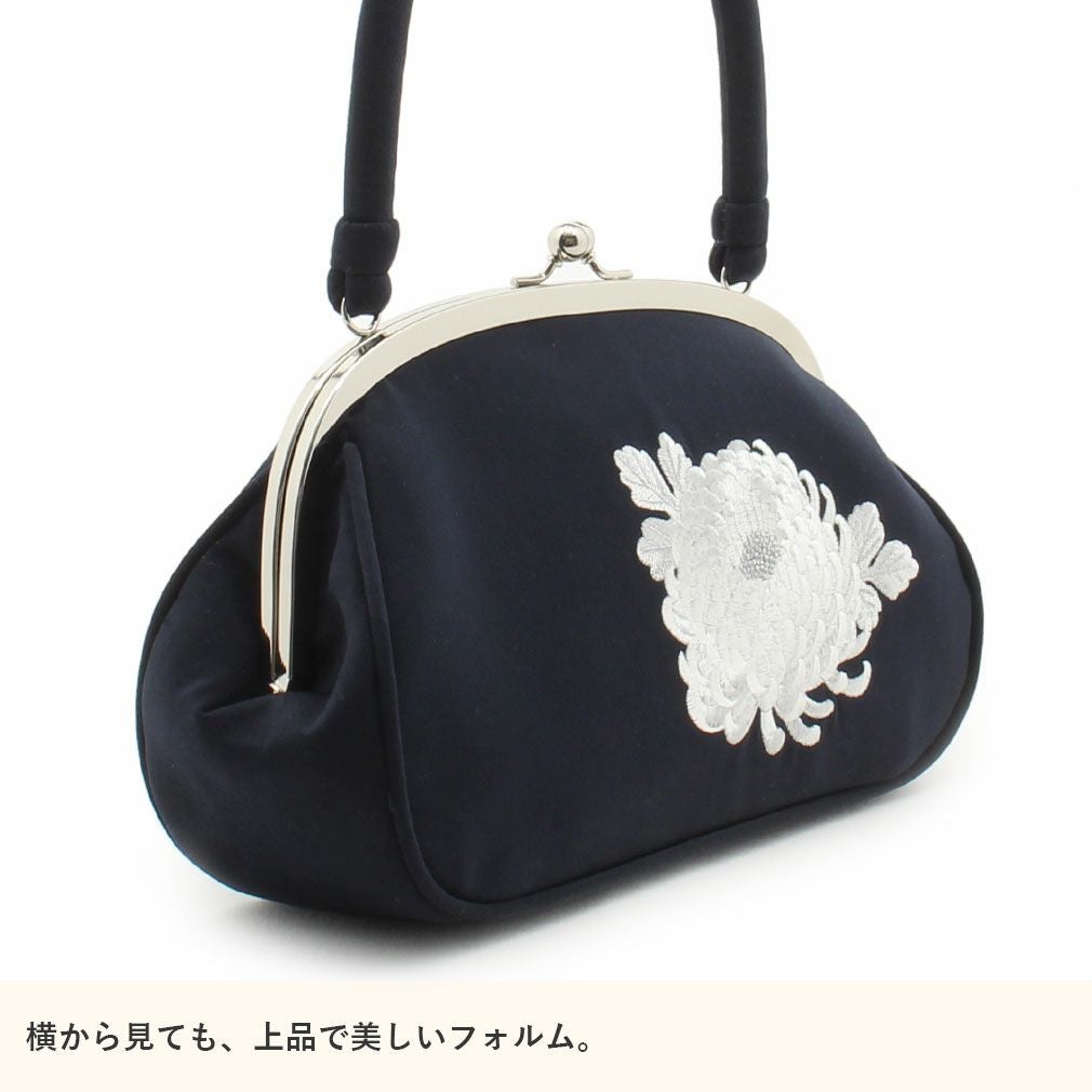草履バックセット 成人式 振袖 花 菊 スエード調 フリーサイズ Lサイズ