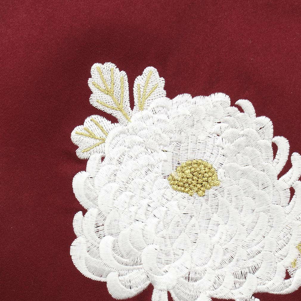 草履バックセット 成人式 振袖 花 菊 スエード調 フリーサイズ Lサイズ